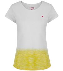 Dámské triko BLUSSI LOAP Brg. White Yyellow All