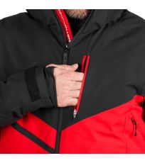 Pánská lyžařská bunda BALINT NORTHFINDER červená-černá