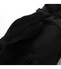 Unisex lyžařské softshellové rukavice KAHUG ALPINE PRO černá