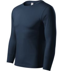Unisex tričko Progress LS Piccolio námořní modrá