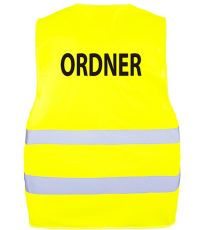Unisex reflexní vesta Passau Ordner Korntex Signal Yellow