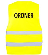 Unisex reflexní vesta Passau Ordner Korntex Signal Yellow