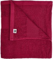 Bavlněný ručník Organic Cozy Bath Sheet Fair Towel Burgundy