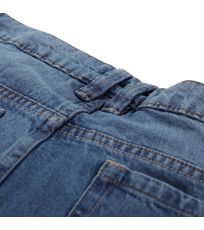 Dámské jeansové šortky GERYGA ALPINE PRO tmavá ocelověmodrá