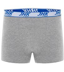 Pánské krátké boxerky - 3 kusy JHK900 JHK Grey Melange