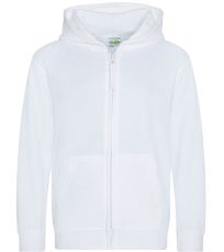 Dětská mikina na zip JH050J Just Hoods Arctic White