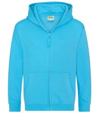 Dětská mikina na zip JH050J Just Hoods Hawaiian Blue