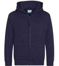 Dětská mikina na zip JH050J Just Hoods New French Navy