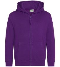 Dětská mikina na zip JH050J Just Hoods Purple