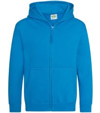 Dětská mikina na zip JH050J Just Hoods Sapphire Blue