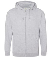 Pánská mikina na zip JH050 Just Hoods Heather Grey