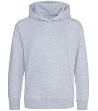 Dětská mikina s kapucí JH201J Just Hoods Heather Grey