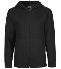 Dětská mikina na zip NE13301 Neutral Black