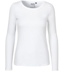 Dámské tričko s dlouhým rukávem NE81050 Neutral White