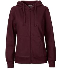 Dámská mikina na zip NE83301 Neutral Bordeaux