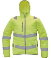 Pánská zimní bunda s HI-VIS pruhy MONTROSE Cerva