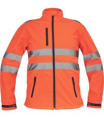 Pánská HI-VIS softshellová bunda MURCIA Cerva oranžová