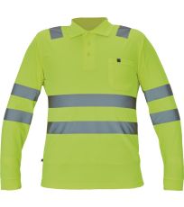 Pánská pracovní HI-VIS polokošile LUGO Cerva žlutá