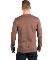 Pánské triko z organické bavlny DARU NORTHFINDER hnědá