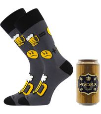 Pánské trendy ponožky PiVoXX + plechovka Voxx