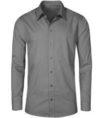 Pánská košile s dlouhým rukávem E6310 Promodoro Steel Grey -Solid