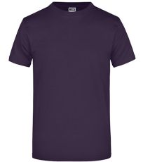 Unisex triko JN002 James&Nicholson Aubergine