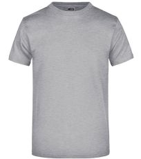 Unisex triko JN002 James&Nicholson Grey Heather