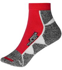 Unisex sportovní ponožky JN214 James&Nicholson Red