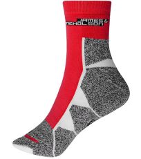 Unisex sportovní ponožky JN215 James&Nicholson Red