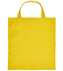 Bavlněná taška s krátkými uchy XT902 Printwear Yellow -ca. Pantone 123C