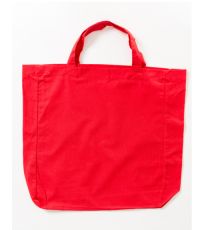 Bavlněná taška s bočním přeložením XT90 Printwear Red -ca. Pantone 032U-HKS 13-14