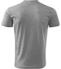 Unisex triko Heavy V-neck 160 Malfini tmavě šedý melír