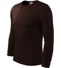 Pánské triko FIT-T Long Sleeve Malfini kávová