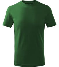 Dětské triko Basic free Malfini lahvově zelená
