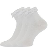 Dámské slabé ponožky - 3 páry Krajka Boma