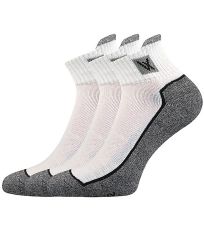 Unisex sportovní ponožky - 3 páry Nesty 01 Voxx bílá