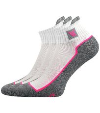 Unisex sportovní ponožky - 3 páry Nesty 01 Voxx bílá II