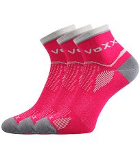 Unisex sportovní ponožky - 3 páry Sirius Voxx magenta