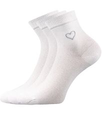 Dámské ponožky s volným lemem - 3 páry Filiona Lonka bílá