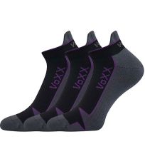 Unisex froté ponožky - 3 páry Locator A Voxx černá