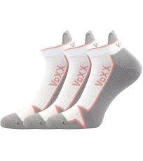 Unisex froté ponožky - 3 páry Locator A Voxx bílá