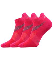 Unisex sportovní ponožky - 3 páry Iris Voxx magenta