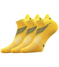 Unisex sportovní ponožky - 3 páry Iris Voxx žlutá