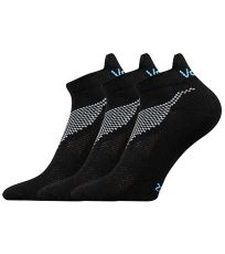Unisex sportovní ponožky - 3 páry Iris Voxx černá