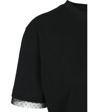 Dámské triko s krajkou Ladies´ Laces Tee Build Your Brand Black