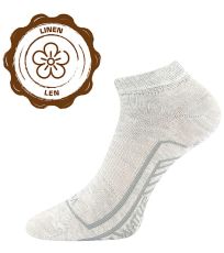 Unisex lněné ponožky - 3 páry Linemus Voxx režná melé