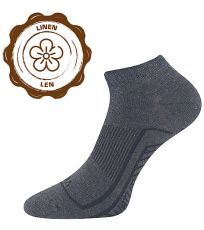 Unisex lněné ponožky - 3 páry Linemus Voxx antracit melé