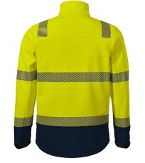 Unisex softshellová reflexní bunda HV Drop RIMECK reflexní žlutá