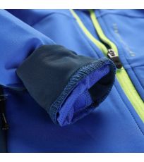 Dětská softshellová bunda UKEBO 2 ALPINE PRO Dazzling blue