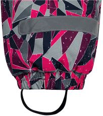 Dětský zimní overal CUZU LOAP Magenta Purple Allover / Pink